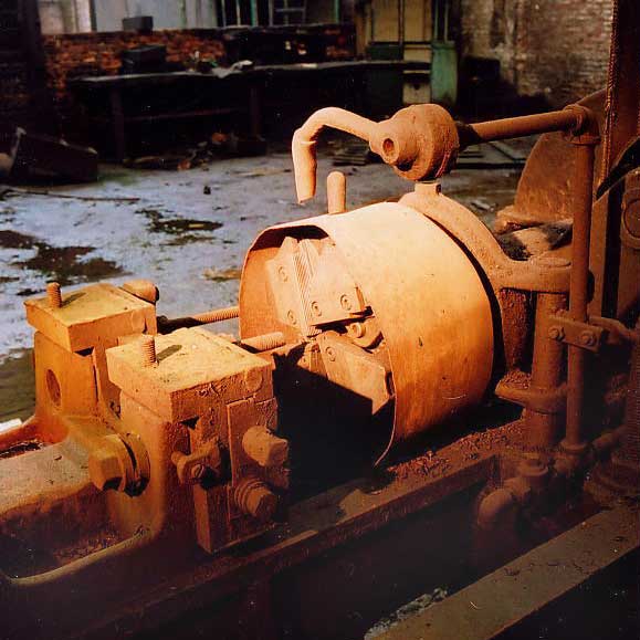 Arriv�e d'huile sur le porte-outils.