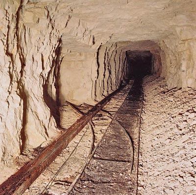 Tunnel � voie �troite de 1917.